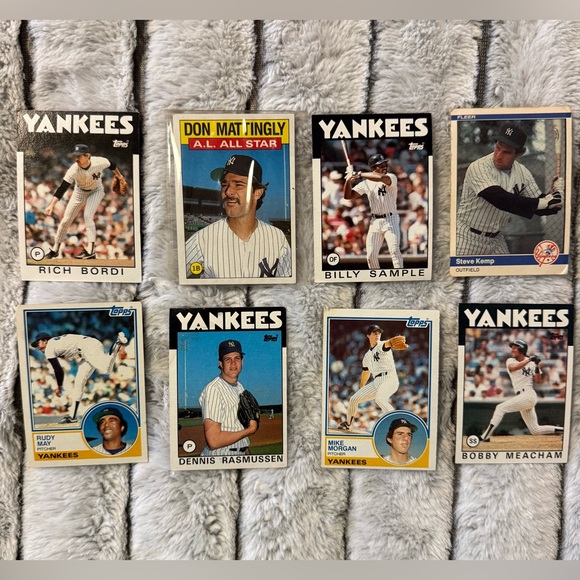 Topps Other - Topps Yankees Baseball Trading Cards - Black, White, Blue